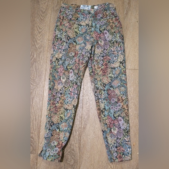 Vintage tapestry cropped pants - Picture 1 of 3